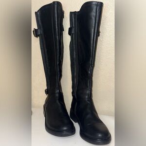 White Mountain Women's Meditate Tall Black Riding Boots - Size 9.5